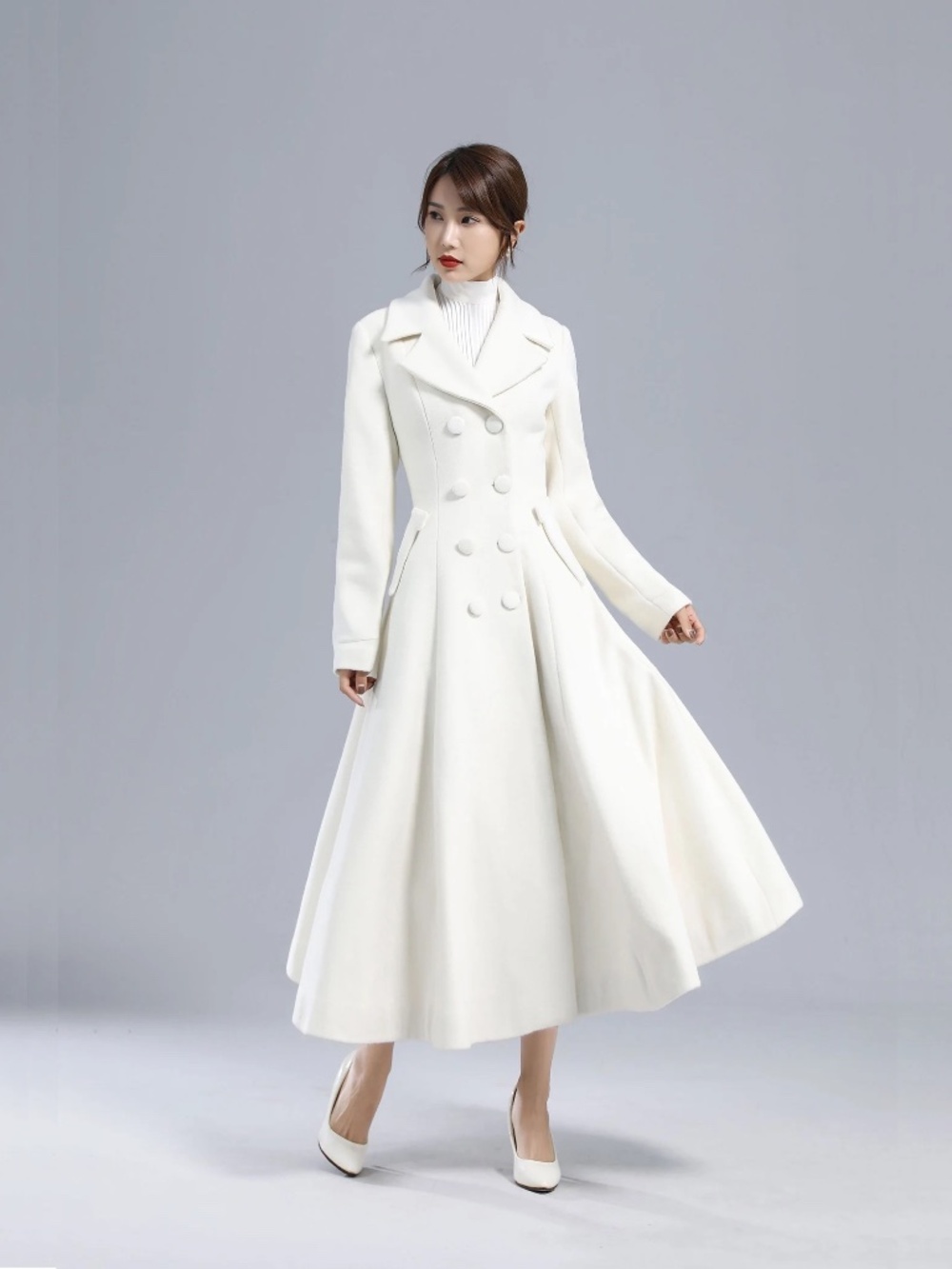 White Wool Coat
